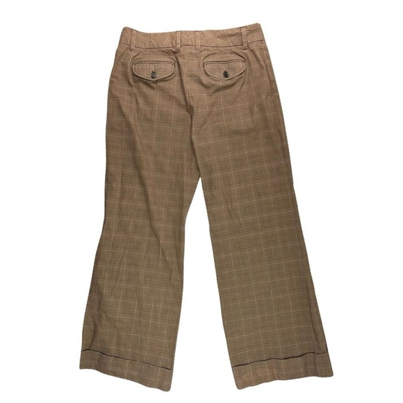Y2K PLAID PANTS BELL BOTTOM FLARES BLOKETTE 70s RETRO - Picture 4 of 5